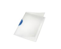 Dossier de presentación con clip Leitz color Clip 22 x 31 cm clip azul