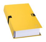 Chemise extensible carton avec rabat Exacompta dos 12 cm - couleurs assorties