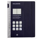 Carnet professionnel Moleskine rigide noir  19 x 25 cm - ivoire ligné - 192 pages