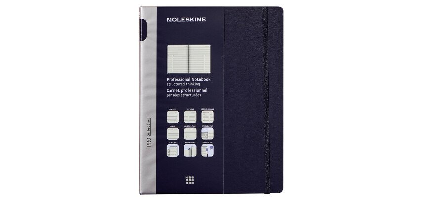 Notebook Moleskine professional strong 19 x 25 cm ivory lined 192 pages