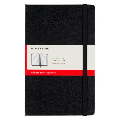 Address book Moleskine strong 13 x 21 cm ivory lined 240 pages