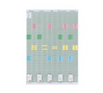 Planificador de oficina con tarjetas T Nobo - 10 columnas