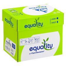 Box of recycled paper Clairefontaine Equality A4 80 g - 2500 sheets - white