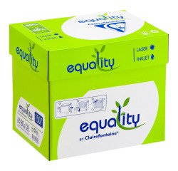 Box mit recyceltem Papier Clairefontaine Equality A4 80 g - 2500 Blatt - weiß