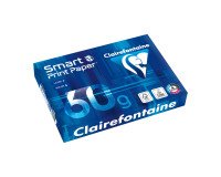 Riemen Papier geringes Papiergewicht Clairefontaine Smart Print A4 60 g - 500 Blatt - weiß