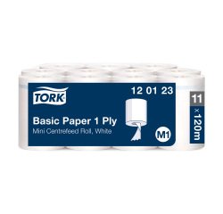Bobine dévidage central mini Tork M1 Universal 310 - Carton de 11