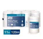 Bobine d'essuyage à dévidage central Tork Advanced 415 Mini blanche - lot de 11