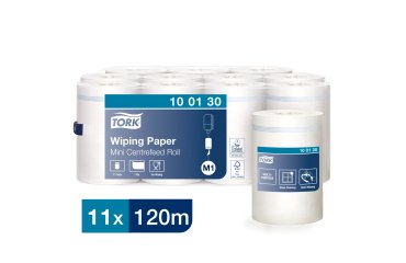 Bobine d'essuyage à dévidage central Tork Advanced 415 Mini blanche - lot de 11