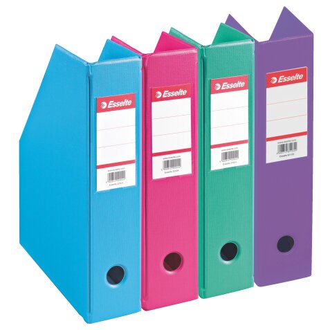 Range-revues Esselte Classic-box couleurs dynamiques assorties dos 10 cm