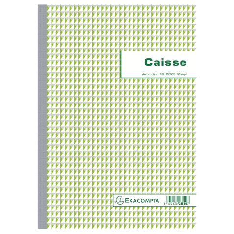 Manifold caisse Exacompta autocopiant A4 50 pages double exemplaires