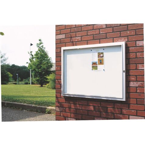 Vitrine d'extérieur à porte battante - 6 feuilles
