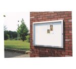 Vitrine d'extérieur à porte battante - 6 feuilles