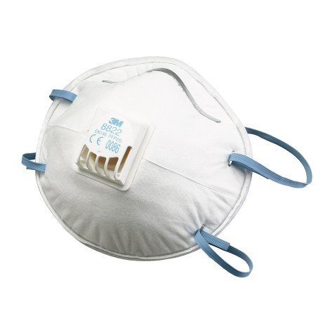 Masque protection 3M 8822 FFP2 avec soupape - Boîte de 10