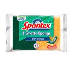 Eponge antibactérienne Spontex - paquet de 2
