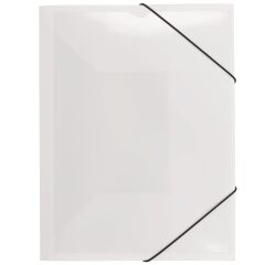 Carpeta de polipropileno personalizable Blanca