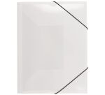 Chemise à élastiques 3 rabats plastique personnalisable Viquel Essentiel Recyclé