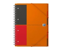 Cuaderno espiral Oxford International Organiserbook A4+ 24 x 32 cm - rayado - 160 páginas