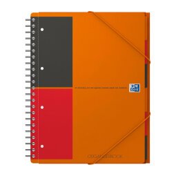 Cahier spirale Oxford International Organiserbook A4+ 24 x 32 cm - ligné - 160 pages