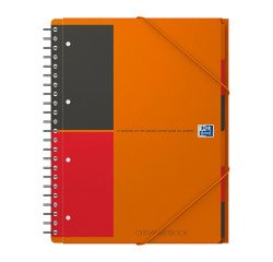 Spiral notebook Oxford Organizerbook A4+ 24 x 32 cm - lined 160 pages
