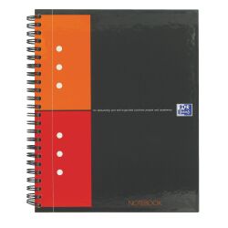 Cahier spirale Oxford International Notebook 17 x 22 cm - petits carreaux - 160 pages