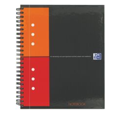 Cahier spirales Oxford Notebook 17 x 22 cm - petits carreaux - 160 pages