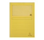 Subcarpetas recicladas con ventanilla ZERO plastic A4 130 g Exacompta - Paquete de 100