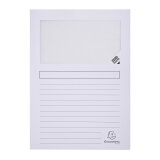 Chemises coin papier avec fenêtre Forever Exacompta - Paquet de 100