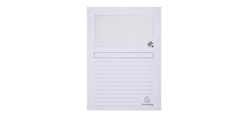 Forever Exacompta paper corner folders with window - Pack of 100