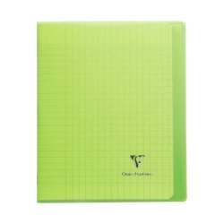 Cahier Koverbook Clairefontaine 17 x 22 cm grand carreaux 96 pages