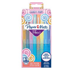 Rotuladores Papermate Flair Candy POP punta media - Bolsa de 16 colores surtidos