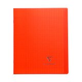 Cahier Koverbook Clairefontaine 17 x 22 cm grand carreaux 96 pages