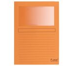 Chemises fenêtre Exacompta A4 dossier 120 g couleur - Boîte de 100