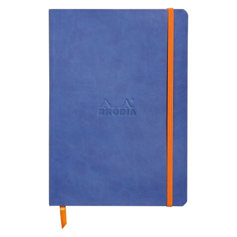 Flexible notebook Rhodiarama lined - 14,8 x 21 cm - 160 pages 