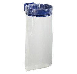 Soporte de bolsas de basura pared 110 L Rossignol Ecollecto azul
