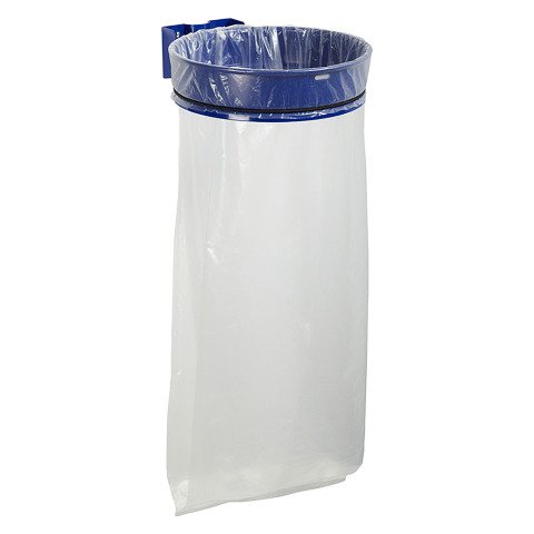 Soporte de bolsas de basura pared 110 L Rossignol Ecollecto azul