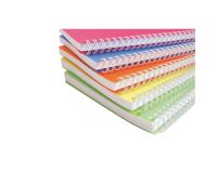 Cahier spirales Clairefontaine Linicolor - A4 21 x 29,7 cm - grands carreaux - 180 pages