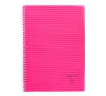 Cahier spirales Clairefontaine Linicolor - A4 21 x 29,7 cm - grands carreaux - 180 pages