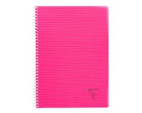 Cahier spirale Clairefontaine Linicolor A4 21 x 29,7 cm grands carreaux 180 pages