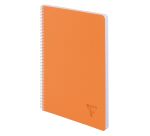 Cahier spirales Clairefontaine Linicolor - A4 21 x 29,7 cm - petits carreaux - 180 pages