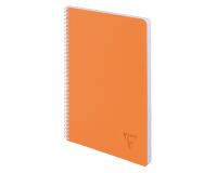 Cahier spirale Clairefontaine Linicolor A4 21 x 29,7 cm petits carreaux 180 pages