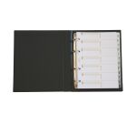 Listín Telefónico de Anillas Cuarto Basic Negro