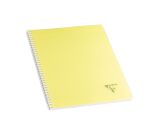 Cahier spirales Clairefontaine Linicolor - A4 21 x 29,7 cm - grands carreaux - 100 pages