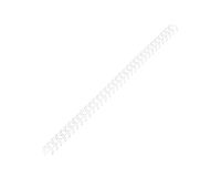 Box mit 100 Metallbinderingen Fellowes 8 mm farbig