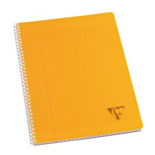 Cahier spirale Clairefontaine Linicolor A4 21 x 29,7 cm grands carreaux 100 pages