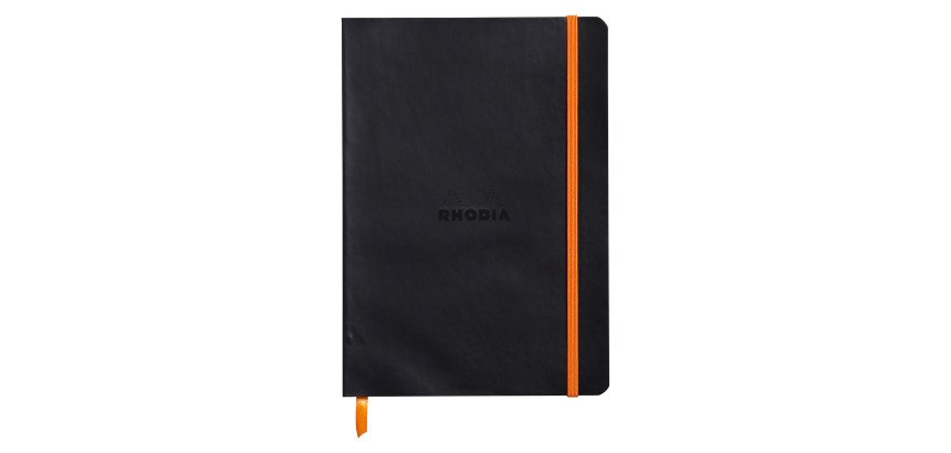 Carnet souple Rhodiarama point DOT - 14,8 x 21 cm