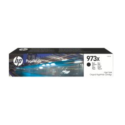 HP 973X - hoog rendement - zwart - origineel - PageWide - inktcartridge