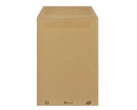 Bruneau - Pochette kraft milleraies brun 162 x 229 mm 90 g sans fenêtre - Boîte de 500