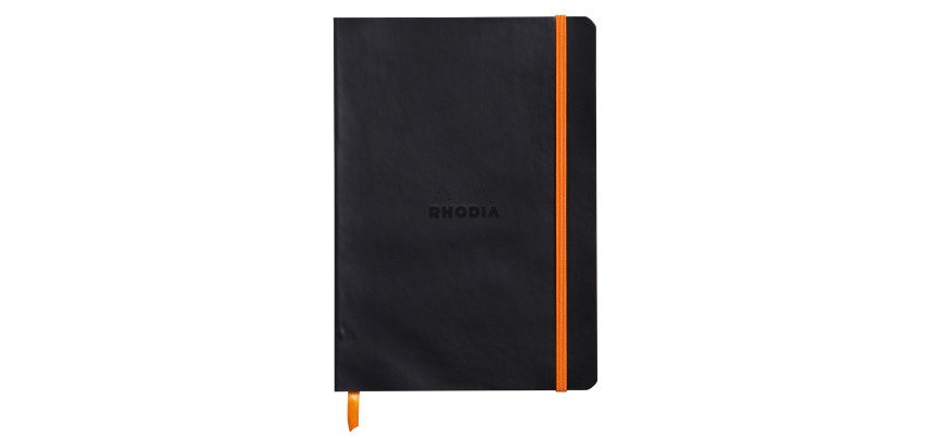 Flexible notebook Rhodiarama lined - 14,8 x 21 cm - 160 pages 