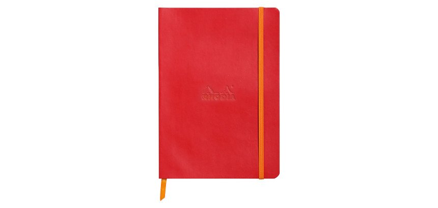 Carnet souple Rhodiarama ligné - 14,8 x 21 cm - 160 pages
