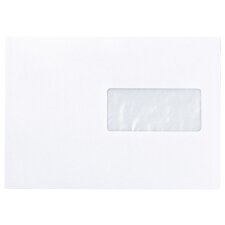 Enveloppe pour mise sous pli automatique 115 x 225 mm La Couronne 80 g avec fenêtre 45 x 100 mm blanche - Boîte de 1000